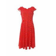 BBD Billys Bike Dress red white polka dot