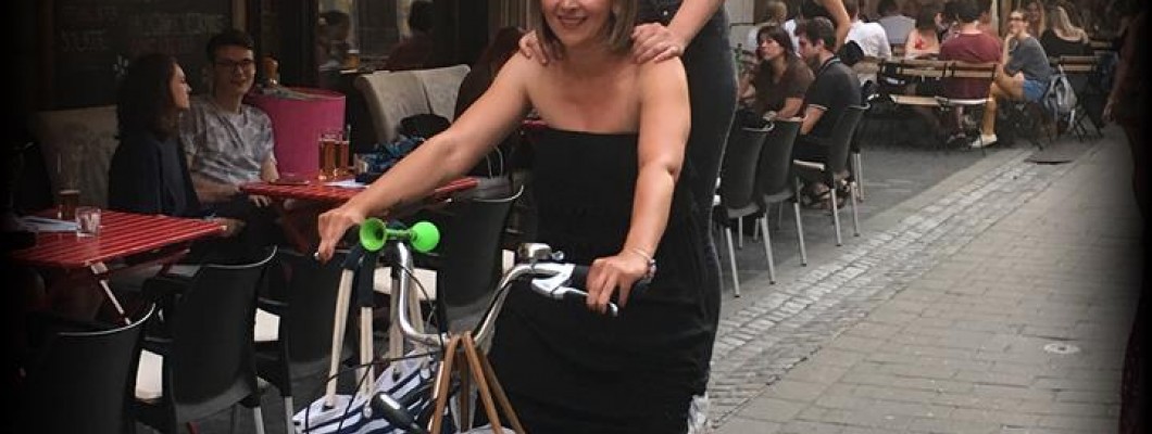 BACKPACK ON A BIKE